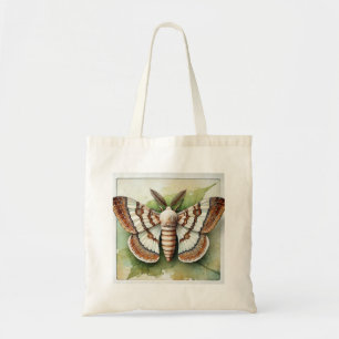 Bolso De Tela Silkworm moth 280924IREF241 - Watercolor