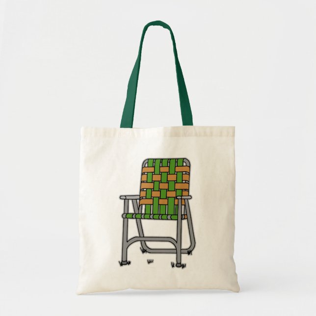 Bolso De Tela Silla de jardín plegable (Frente)