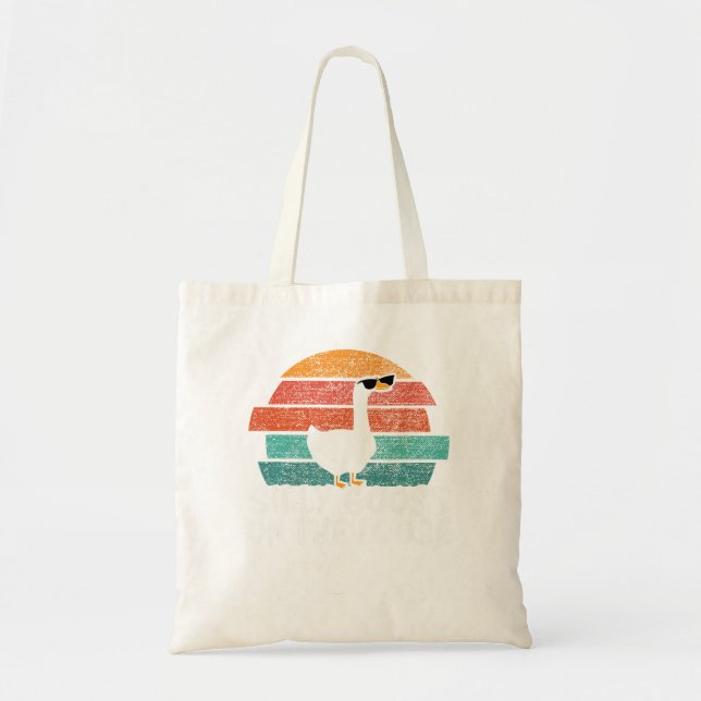 Bolso De Tela Silly Goose On The Loose (Frente)