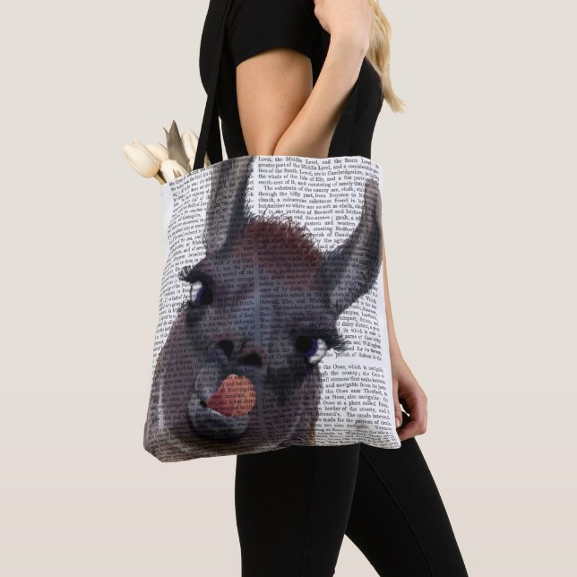 Bolso De Tela Silly Llama (Detalle)
