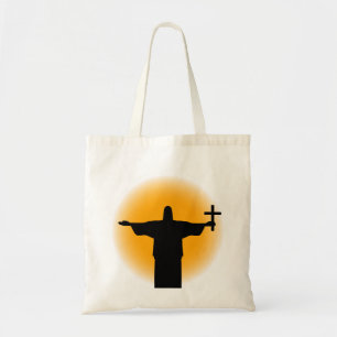Bolso De Tela Silueta con cruz