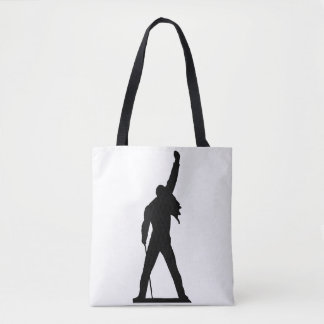 Bolso De Tela Silueta de la pose de Freddie Mercury