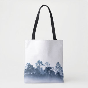 Bolso De Tela silueta de múltiples capas de selva tropical