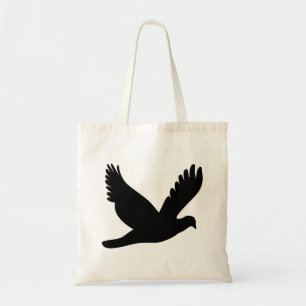 Bolso De Tela Silueta de paloma volando