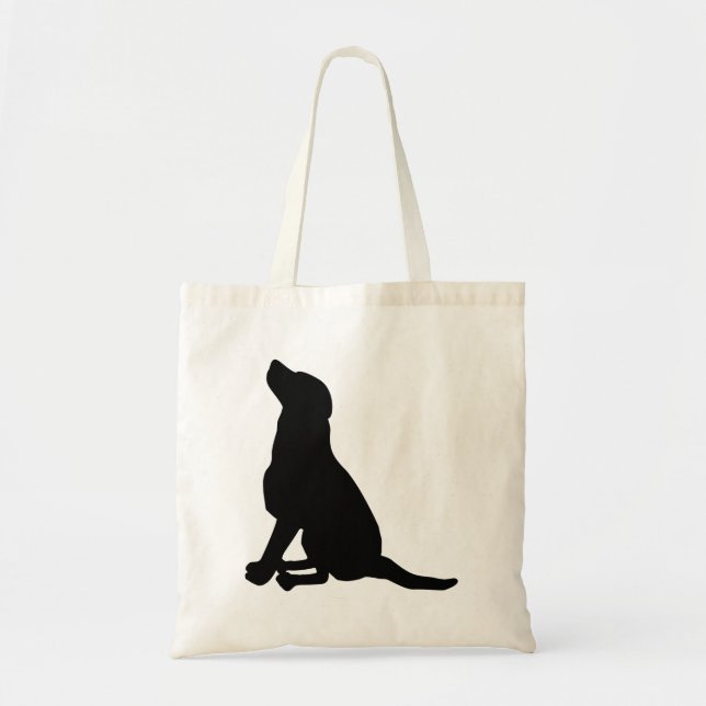 Bolso De Tela Silueta de perro (Frente)