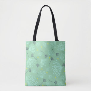Bolso De Tela Silueta del diente de león