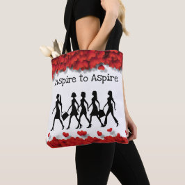 Bolso De Tela Silueta Femenina Elegante Corazones Glamorosos