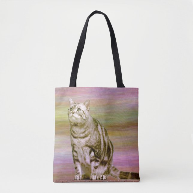 Bolso De Tela Silver Tabby (Anverso)