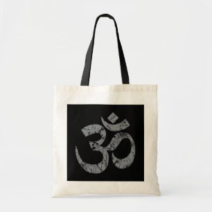 Bolso De Tela Simbol OM Grunge Espiritualidad Yoga