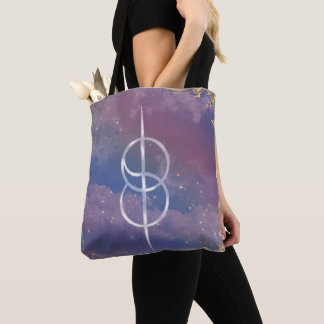 Bolso De Tela símbolo cambiante en las nubes