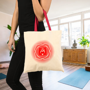 Bolso De Tela Símbolo Chakra raíz   Muladhara