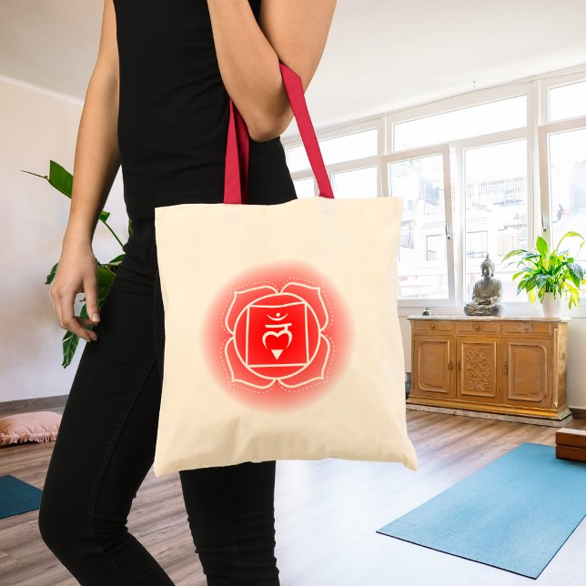 Bolso De Tela Símbolo Chakra raíz | Muladhara (Subido por el creador)