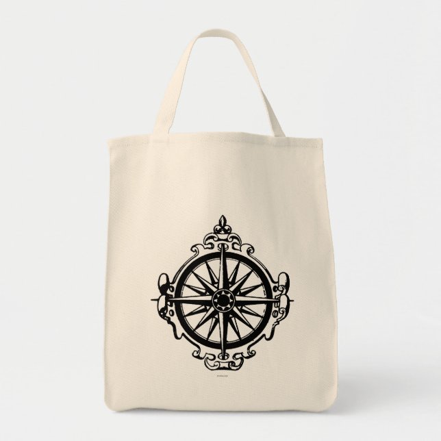Bolso De Tela Símbolo: Compás (Frente)