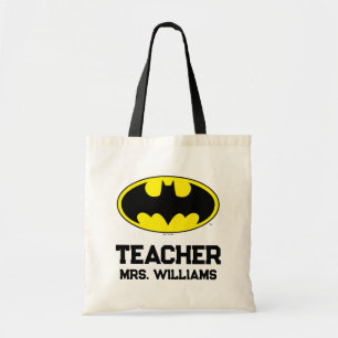 Bolso De Tela Símbolo de Batman Logo ovalado de Bat