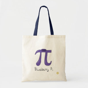 Bolso De Tela Símbolo de Blueberry Pi profesor de matemáticas