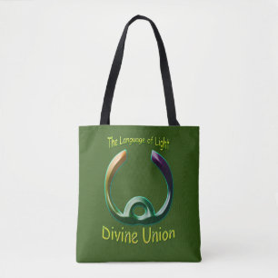 Bolso De Tela Símbolo de Chakra del corazón de la Unión divina