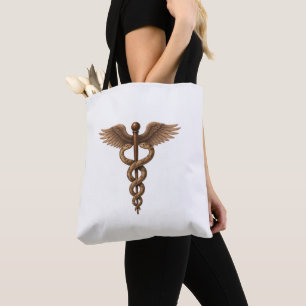 Bolso De Tela Símbolo de cirugía 3D caduceus