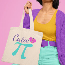 Bolso De Tela Símbolo de Cutie Pi Math Pun