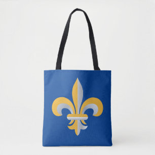Bolso De Tela Símbolo de Flor de Lis