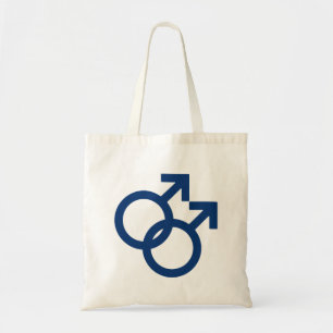 Bolso De Tela Símbolo de género de hombres gays MLM