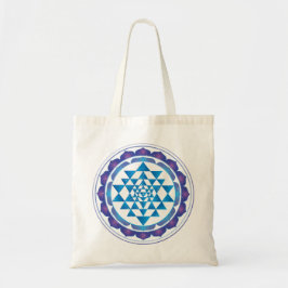 Bolso De Tela Símbolo de geometría sagrada mística de Sri Yantra