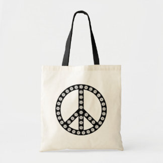 Bolso De Tela Símbolo de la paz de Daisy