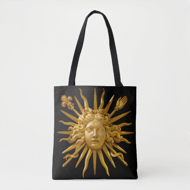 Bolso De Tela Símbolo de Luis XIV el Rey Sol (Anverso)