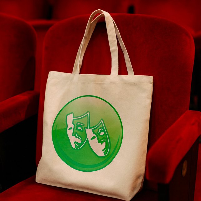 Bolso De Tela Símbolo de máscara de teatro (Subido por el creador)