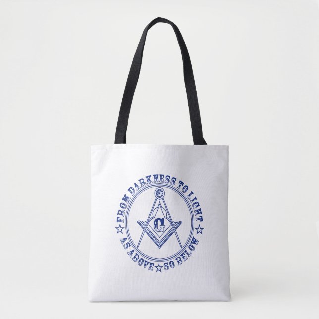Bolso De Tela Símbolo de masonería (Anverso)