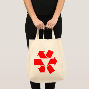Bolso De Tela Símbolo de no reciclar
