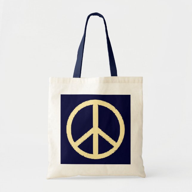 Bolso De Tela símbolo de paz (Frente)