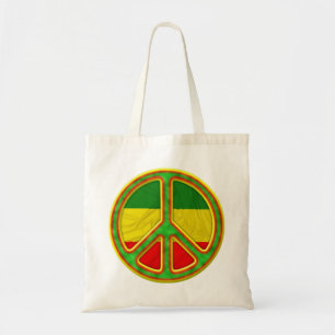 Bolso De Tela Símbolo de paz de Rasta