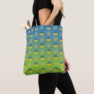 Bolso De Tela Símbolo de paz de Ucrania y tridente