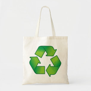 Bolso De Tela Símbolo de reciclaje