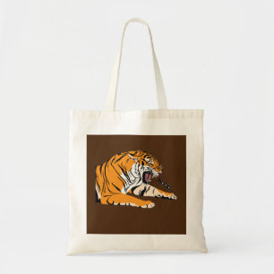 Bolso De Tela Símbolo de tigre del Cojín decorativo de la camise