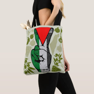 Bolso De Tela Símbolo de triángulo rojo de resistencia con signo