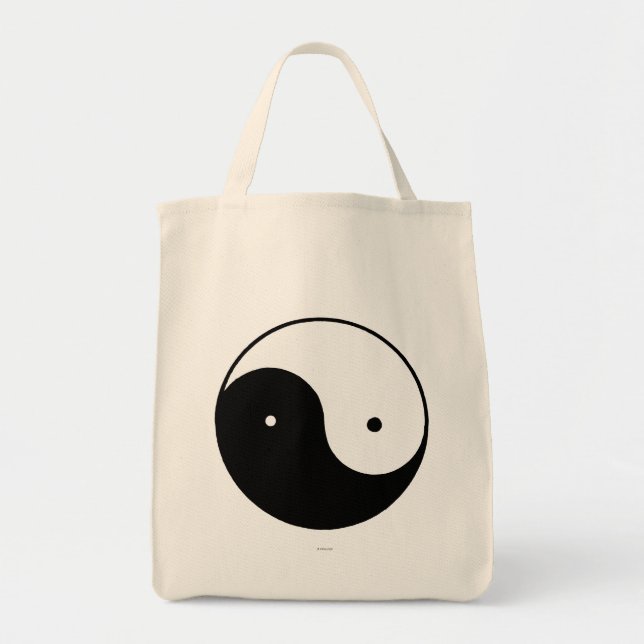 Bolso De Tela Símbolo de Yin Yang (Frente)