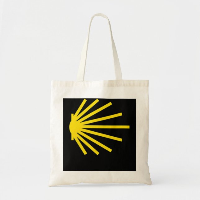 Bolso De Tela Símbolo del sendero Camino de Santiago (Frente)