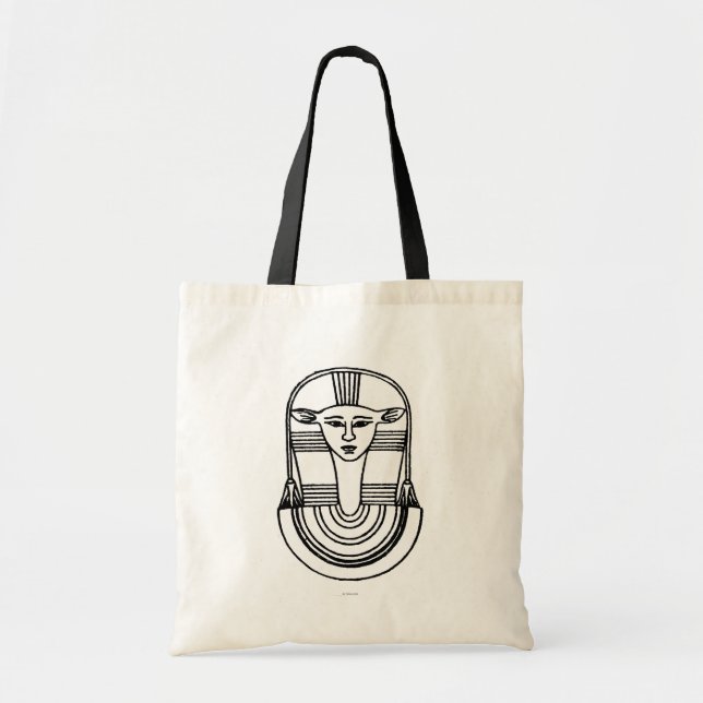 Bolso De Tela Símbolo egipcio: Hathor (Frente)