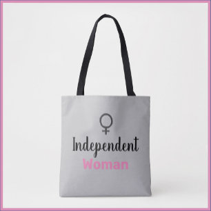 Bolso De Tela Símbolo femenino cutáneo mujer independiente