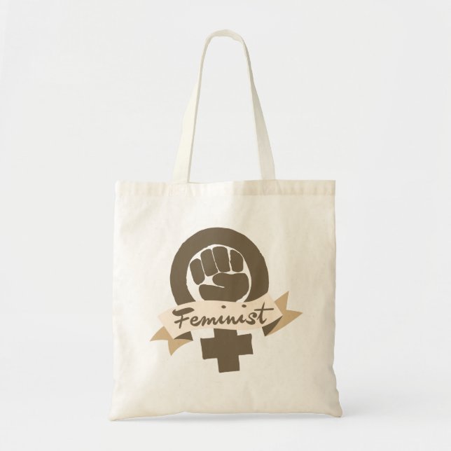 Bolso De Tela Símbolo feminista (Frente)