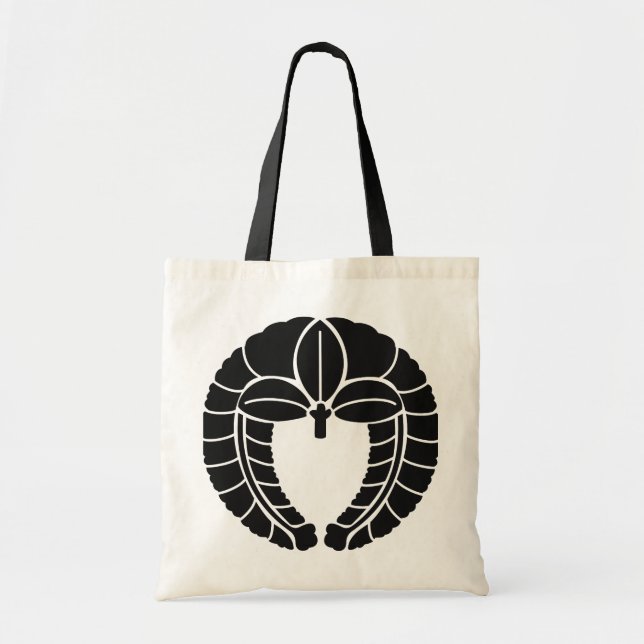 Bolso De Tela Símbolo japonés del escudo de la familia (KAMON) (Frente)