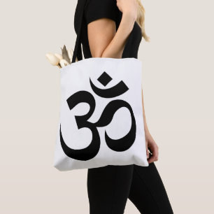 Bolso De Tela Símbolo Om Ohm Yoga Espiritual Budismo