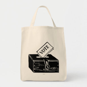 Bolso De Tela Símbolo: Urna