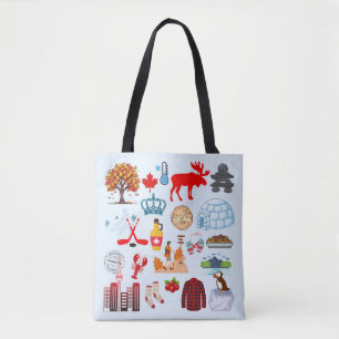 Bolso De Tela Símbolos de Canadá