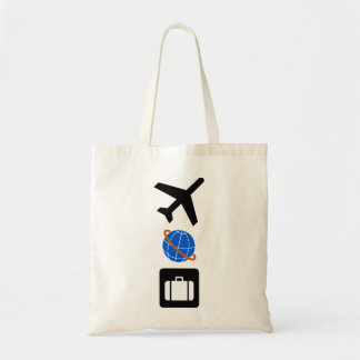 Bolso De Tela Símbolos del viaje
