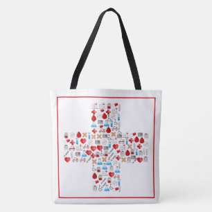 Bolso De Tela Símbolos médicos
