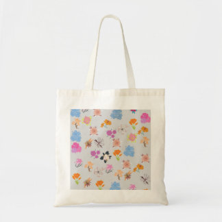 Bolso De Tela simple,Bolso de mano con estética floral linda