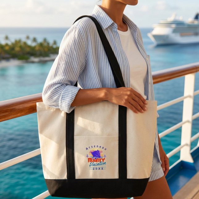 Bolso De Tela Simple Excursión de Crucero Personalizable (Subido por el creador)