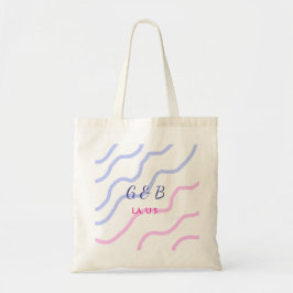 Bolso De Tela SIMPLE MINIMAL agregar el nombre de la pareja nomb